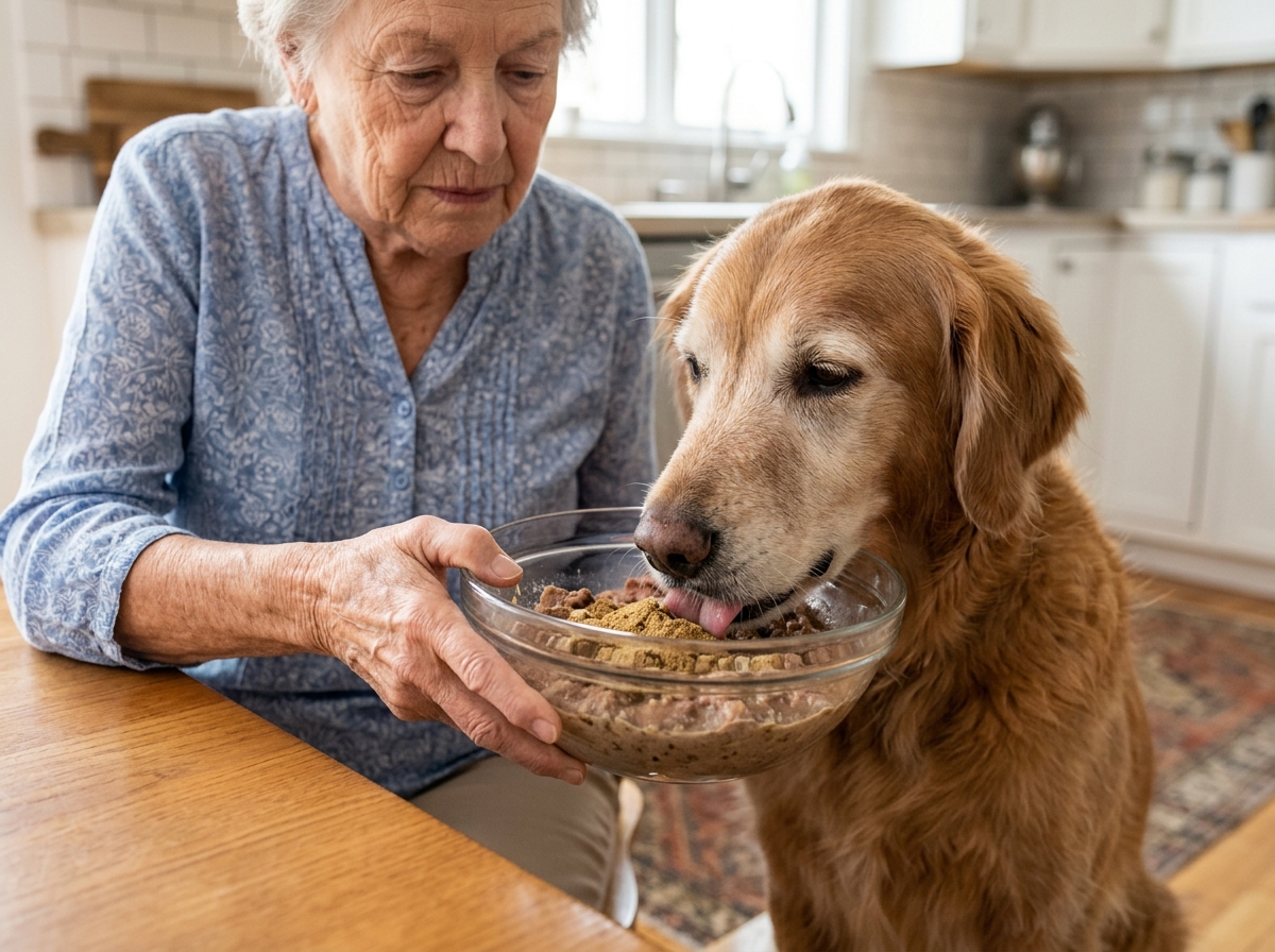 Explaining why older dogs struggle with hard chews