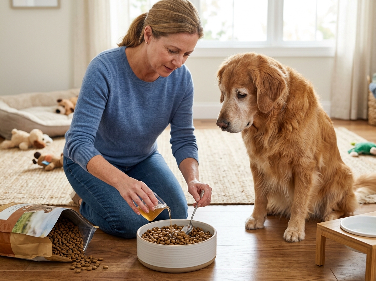 Visualizing the gap between foundational dog food and targeted daily support