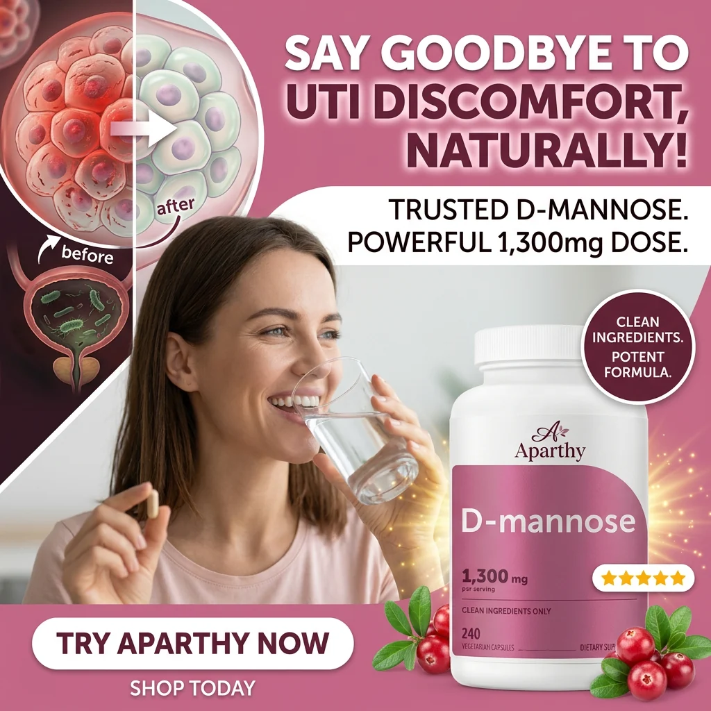 Aparthy Triple Strength D-Mannose Bottle