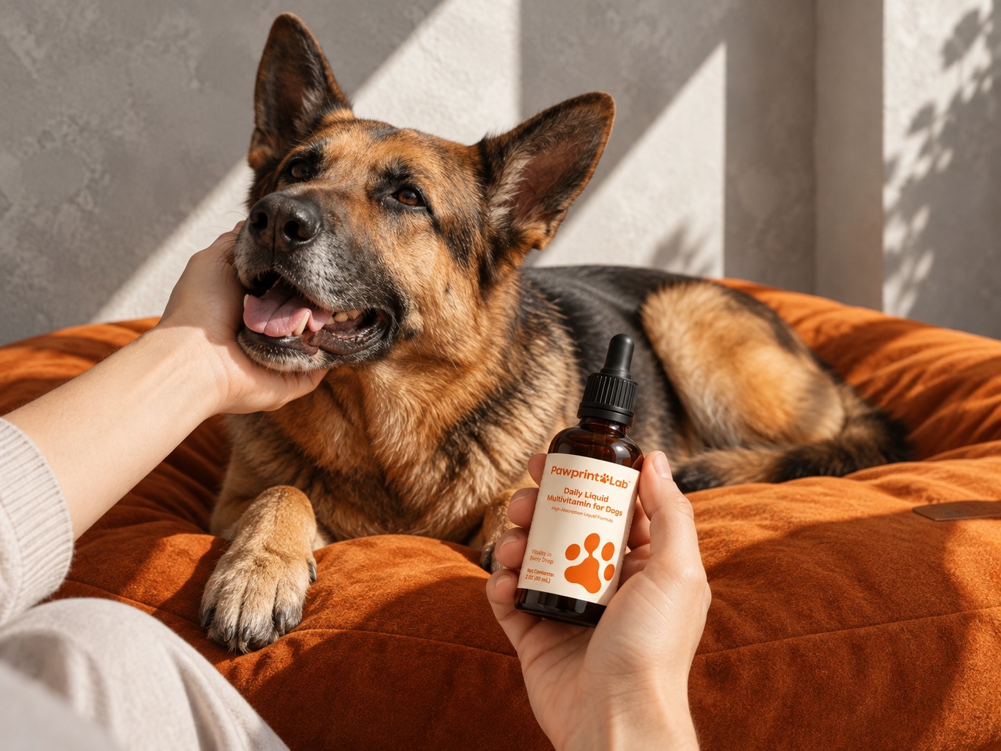 Owner and dog enjoying an active, healthy life together