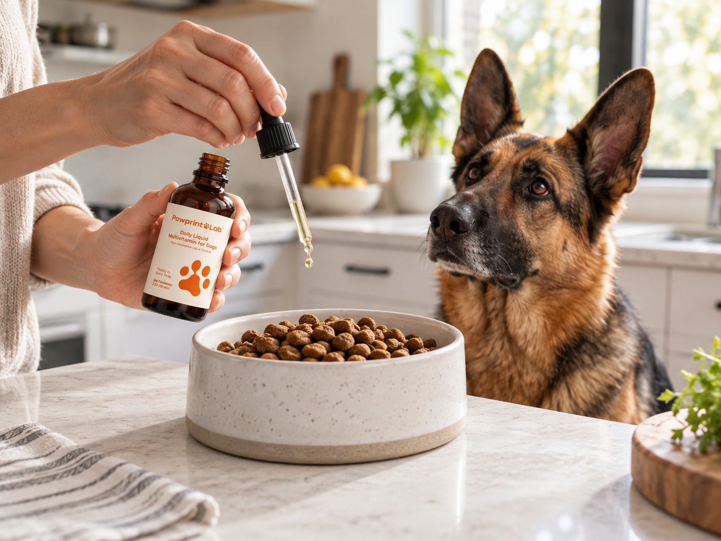 Demonstration of fatty acid foundation in dog food