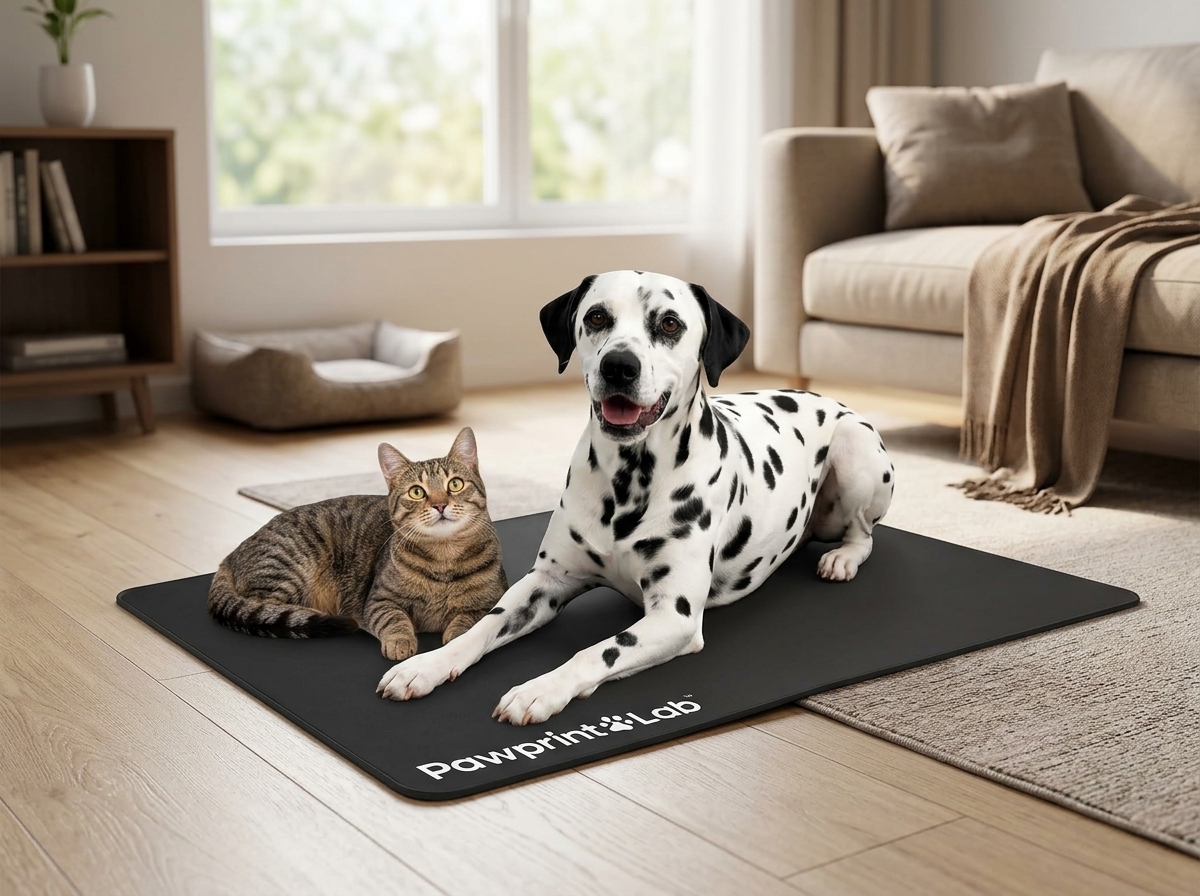 Applying Pawprint Wellness Protocol drops to dog food