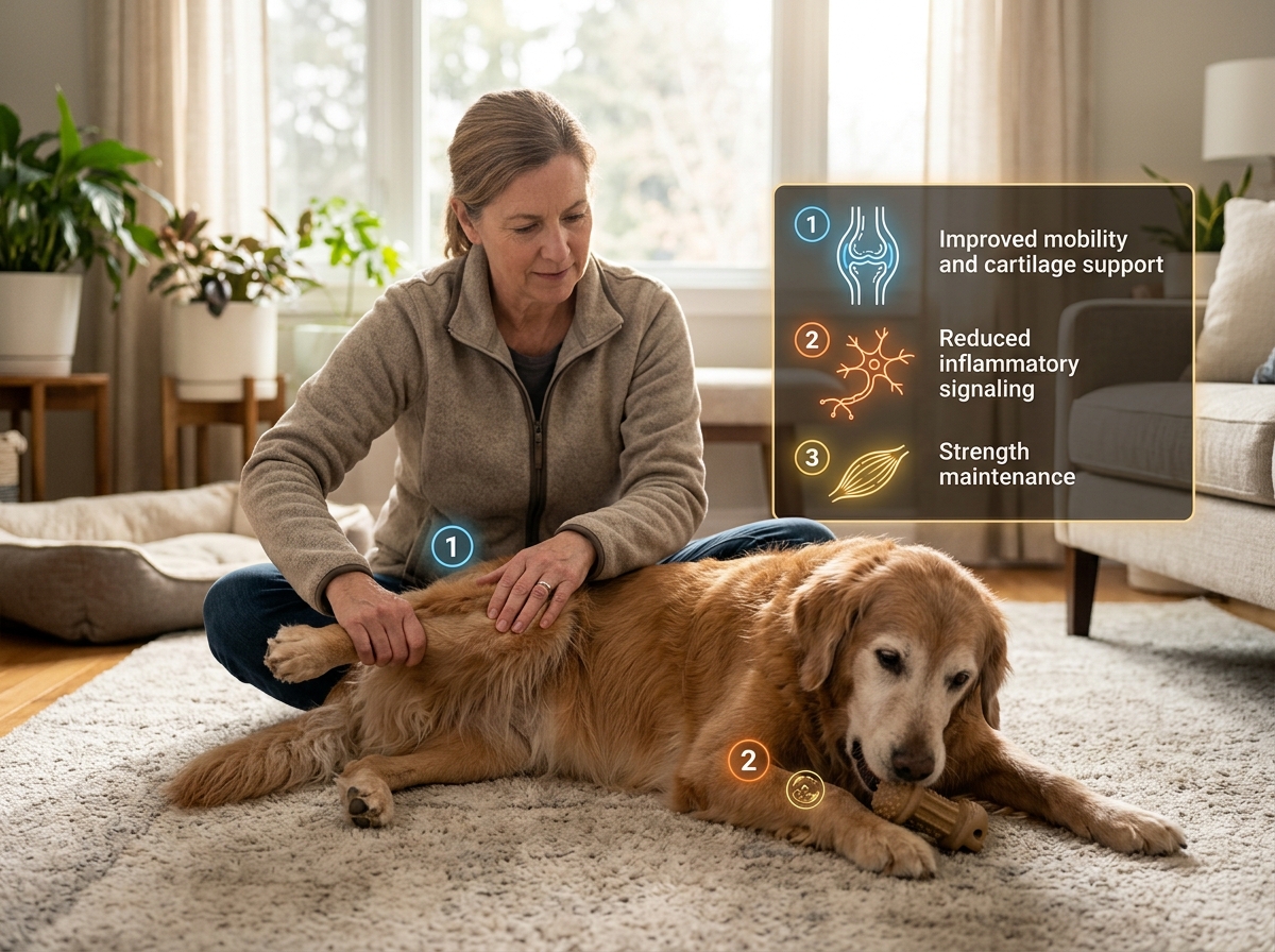 How different mobility systems interact in a dog's body